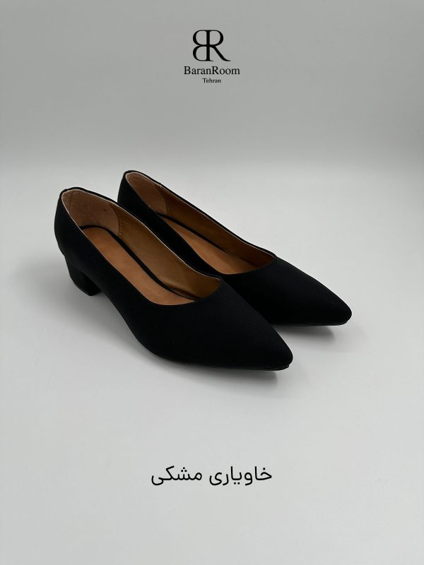 کفش پاشنه 3 سانت نوک تیز پشت بسته - Image 4
