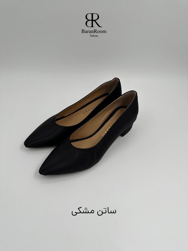 کفش پاشنه 3 سانت نوک تیز پشت بسته - Image 11