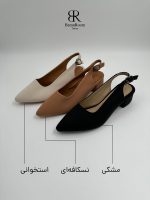 کفش پاشنه 3 سانت نوک تیز پشت باز - Image 2