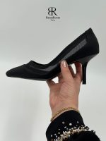 کفش پاشنه 7 سانت استرچ توری - Image 5