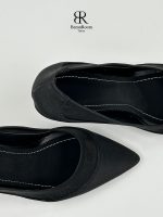 کفش پاشنه 7 سانت استرچ توری - Image 15