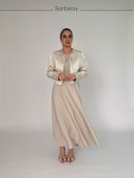 ست کت و سارافون ژاکارد - Image 5