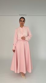 ست شومیز و دامن دلوین - Image 4