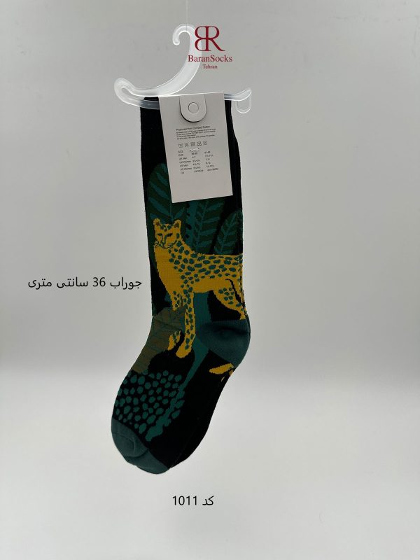 جوراب طرحدار ساق بلند 1011 - Image 3